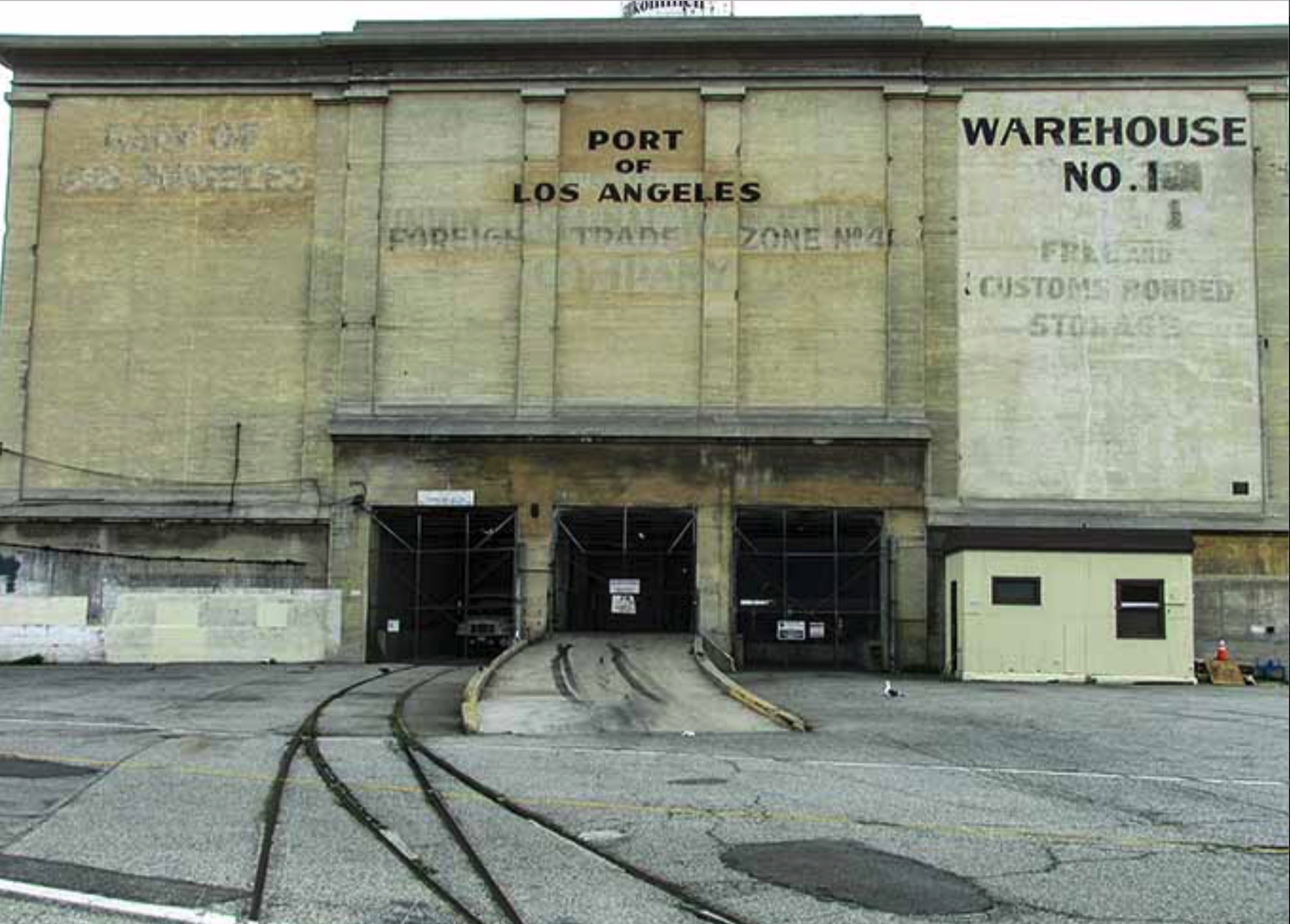 Historic Port of Los Angeles Warehouse No. 1 facade